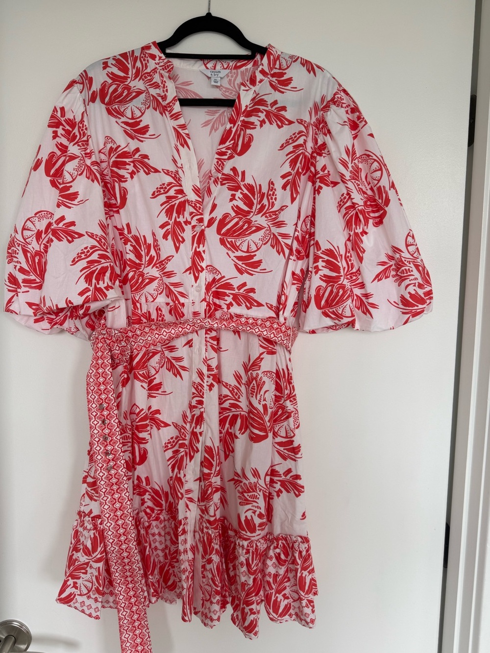 Crown & Ivy Print Women’s Wrap Dress